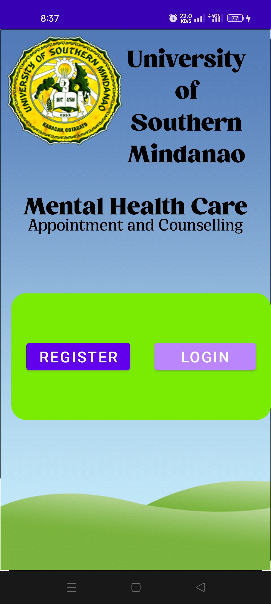 USM Mental Health Screenshot 1
