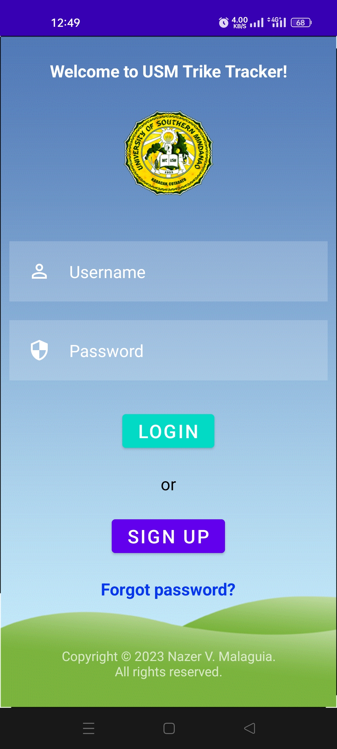 USM Trike Tracker Screenshot 1